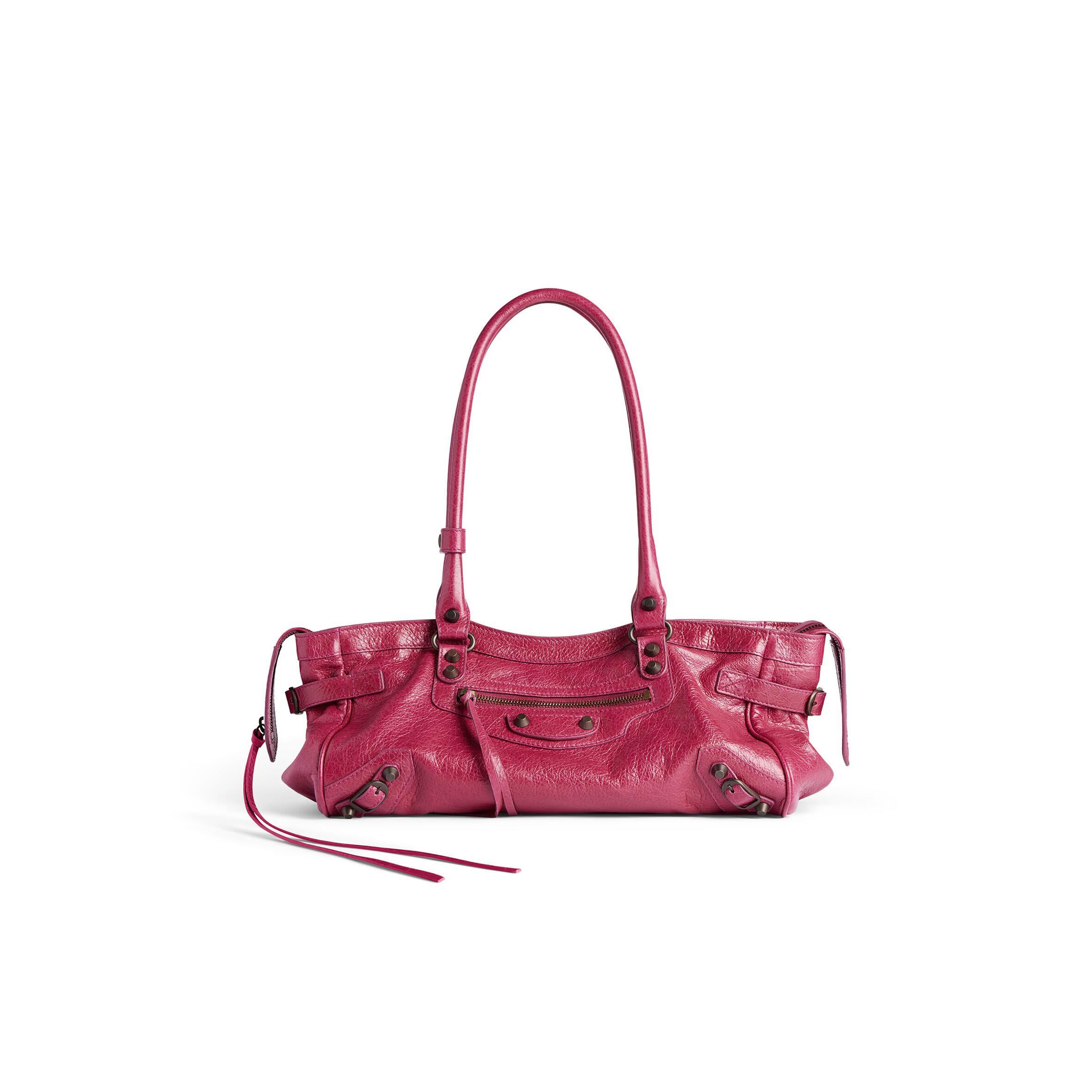 Ba1en*iaga women''s le city bag east-west in framboise 8457042abek5729 (40*18*15cm)